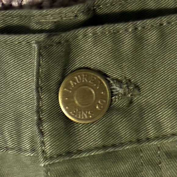 Lauren Ralph Lauren Classic Mid Calf Capri Pants Women’s Sz 10 Olive Green - Picture 9 of 15